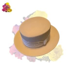 Beige Church Hat