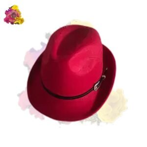 Red with blk band
